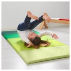 Складной гимнастический коврик, зелёный ПЛУФСИГ - Фото 3