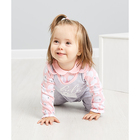 Комплект детский, рост 80 см, цвет серый/розовый, принт мишки 402-003-11701_М - Фото 5