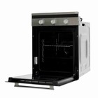 Духовой шкаф Lex EDM 4570 IX, электрический, 55 л, класс А, черный/серебристый - Фото 2