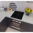 Духовой шкаф Lex EDM 4570 IX, электрический, 55 л, класс А, черный/серебристый - Фото 3