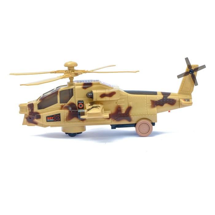 Вертолёт «Кобра», работает от батареек, цвета МИКС - фото 1906893833