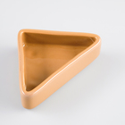 Миска керамическая для грызунов угловая 50 мл, 9,5 х 6 х 2 см,коричневая - Фото 6