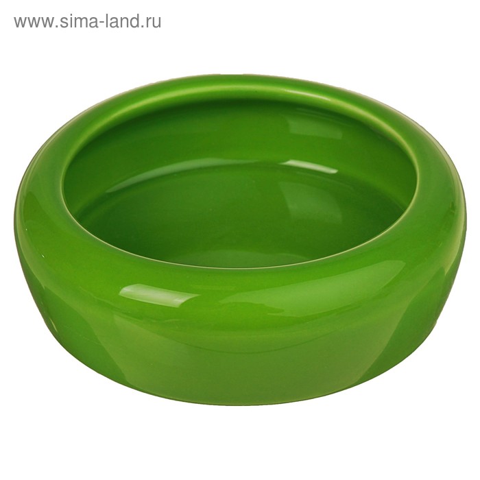 Миска керамическая 110 мл, зеленая - Фото 1