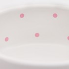 Миска керамическая "Princess" 100 мл  малая 8,5 х 3,5 см, розовая - Фото 6