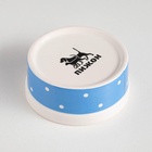 Миска малая Prince, 100 мл, 8.5×3.5 см, керамика, голубая - Фото 2