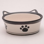 Миска для кошек Пижон «Подмигивающий кот», 200 мл, 11×4.8 см, керамика, белая, чёрная - Фото 5