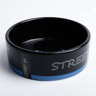 Миска «Черный кот», 300 мл, 12.5×12.5×4.5 см, керамика, черная - Фото 4