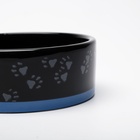 Миска «Черный кот», 300 мл, 12.5×12.5×4.5 см, керамика, черная - Фото 6