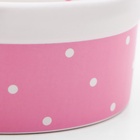 Миска керамическая Princess 400 мл 13×5.5 см, розовая - Фото 6