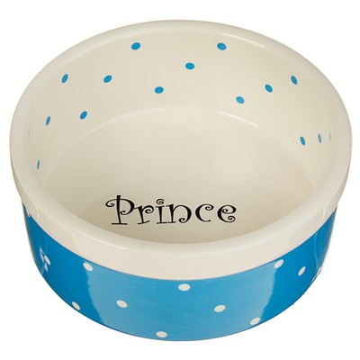 Миска Prince, 400 мл, 13×5.5 см, керамика, голубая