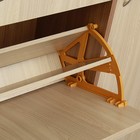 Обувница 3 отделения с дверью, 1060х280х960, Ясень шимо светлый/темный - фото 20778539