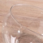 Ваза "Анабель" шаровая с косым резом d-19х14,5 см, V=1,5 л, микс прозрачная - Фото 4