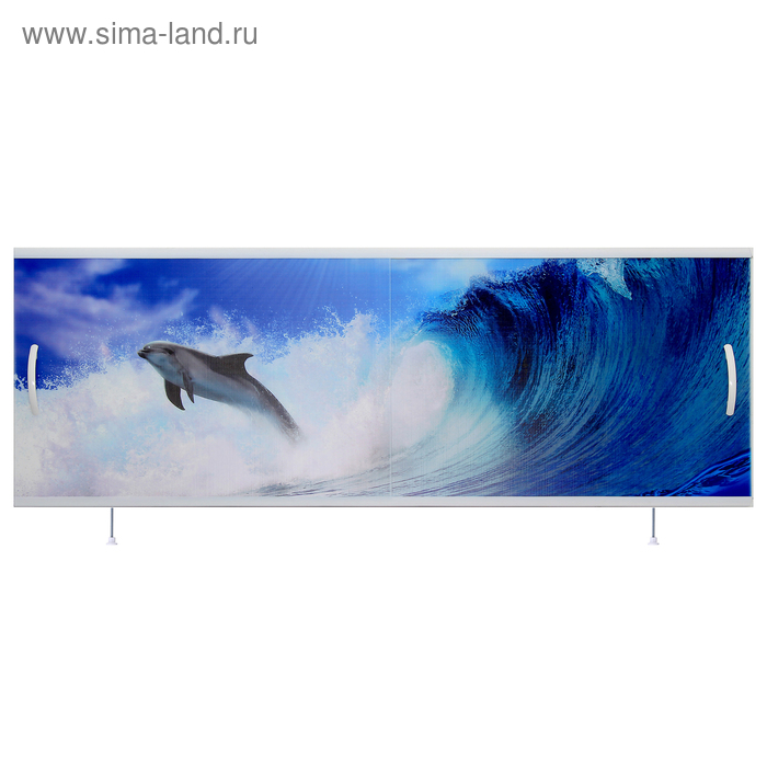 Экран под ванну "ВладЭк" Стандарт+, 1.5 м, Дельфин - Фото 1