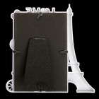 Фоторамка пластик 10х15 см "Велосипедная прогулка по Парижу" белая 18х18х2 см - Фото 4