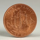 Монета "1/2 пенни 1967 Великобритания UNC" - Фото 1