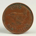 Монета "1 фартинг 1946 Великобритания" - Фото 2