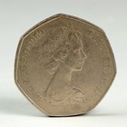Монета "50 пенсов 1969 Великобритания" - Фото 1