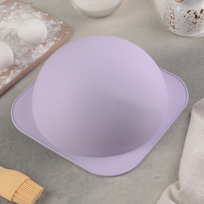 Форма силиконовая для выпечки Доляна «Шар», 22×10 см (внутренний d=21 см), цвет МИКС