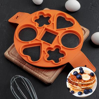 Форма для яичницы и блинов 40х23 см "Ози. Фигуры", цвета МИКС