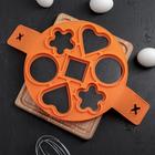 Форма для яичницы и блинов 40х23 см "Ози. Фигуры", цвета МИКС - Фото 2