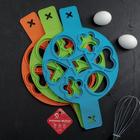 Форма для яичницы и блинов 40х23 см "Ози. Фигуры", цвета МИКС - Фото 3