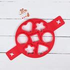 Форма для яичницы и блинов 40х23 см "Ози. Фигуры", цвета МИКС - Фото 4