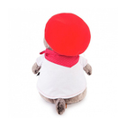 Мягкая игрушка «Басик» в футболке с принтом «Плюшевая революция», 22 см - Фото 2
