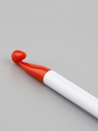 Крючок для вязания, d=7 мм, 16 см, белый, красный - Фото 4