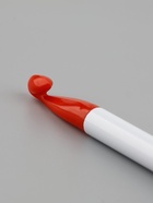 Крючок для вязания, d=8 мм, 16 см, белый, красный - Фото 4