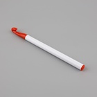 Крючок для вязания, d=10 мм, 15 см, цвет белый/красный - Фото 3