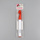 Крючок для вязания, d = 15 мм, 17 см, цвет белый/красный - Фото 5