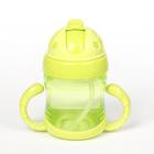 Поильник детский с силиконовой трубочкой, 200 мл., с ручками, цвета МИКС - Фото 6