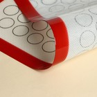 Силиконовый коврик для макаронс армированный Доляна, 60×40 см - фото 4584717