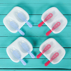 Набор форм для мороженого «Зверята», 2 шт, 2 ячейки, цвет МИКС - Фото 6