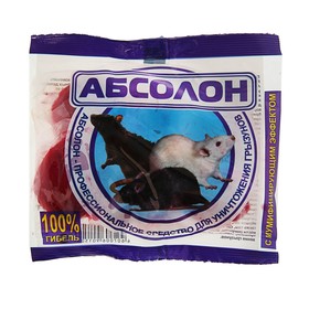 Тесто-брикеты от грызунов "Абсолон", 100 г