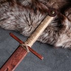 Сувенирное деревянное оружие "Меч", 58 см, массив бука - фото 3809000