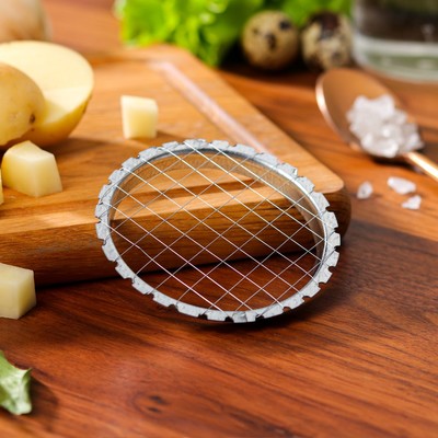 Овощерезка для салатов, d-8.5, ячейка 7х7 мм, нержавеющая сталь