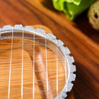 Овощерезка для салатов, d-8.5, ячейка 7х7 мм, нержавеющая сталь - Фото 3