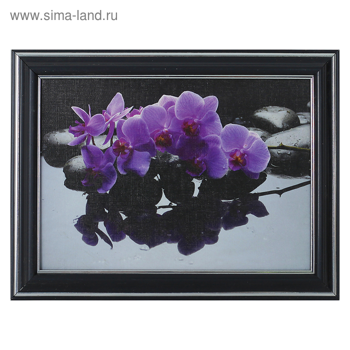 Картина "Фиолетовая орхидея" 21*16 см - Фото 1