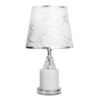 Лампа настольная "Кракелюр" Е27 220В низ с подсветкой 43х25х25 см - фото 24450601