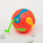 Мяч световой "Спорт" с пищалкой, цвета МИКС - Фото 2