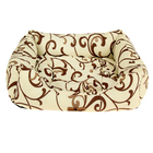 Лежанка "Пухлик" № 1 "Happy Friends" Белый шоколад (бязь), 60 х 50 х 18 см - Фото 2