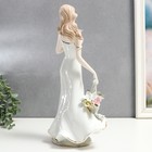 Фигурка керамика «Романтичная девушка с корзиной цветов», 35×16×11 см - Фото 6