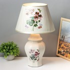 Лампа настольная керамика "Букет полевых цветов" Е27 220В 47х30х30 см RISALUX - Фото 2