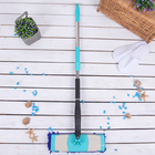 Швабра с отжимом Twist Доляна, насадка микрофибра букли 32×9 см, телескопическая ручка 95-120, цвет МИКС - Фото 9