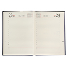 Ежедневник датированный на 2018г, А5, 176 листов Attache, бумвинил, синий, внутренний блок 2 краски - Фото 8