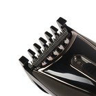 Машинка для стрижки волос Polaris PHC 0201R, аккумуляторная, серая - Фото 4