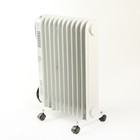 Обогреватель Polaris CR C 1125 COMPACT, масляный, 2500 Вт, 11 секций, 25 м², белый - Фото 4