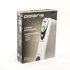 Обогреватель Polaris CR C 1125 COMPACT, масляный, 2500 Вт, 11 секций, 25 м², белый - Фото 5