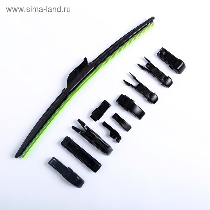 Щетка стеклоочистителя CarFashion TURBO 19"/475 мм, бескаркасная, мультикрепление - Фото 1